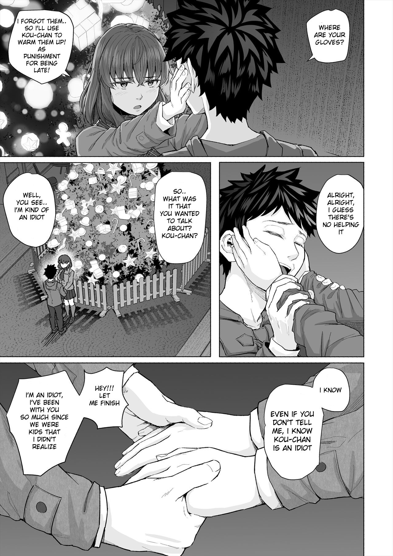 Osananajimi to Oyaji no Saimin Sex o Toru Christmas - Page 4 - 9hentai -  Hentai Manga, Read Hentai, Doujin Manga