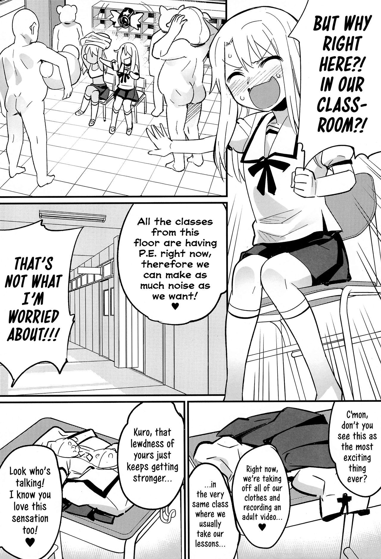 Illya to Kuro no Dohentai Kounai Roshutsu Sex!! | Illya and Kuro, the Kinky  Girls having Public Sex at their School! - Page 3 - 9hentai - Hentai Manga,  Read Hentai, Doujin Manga