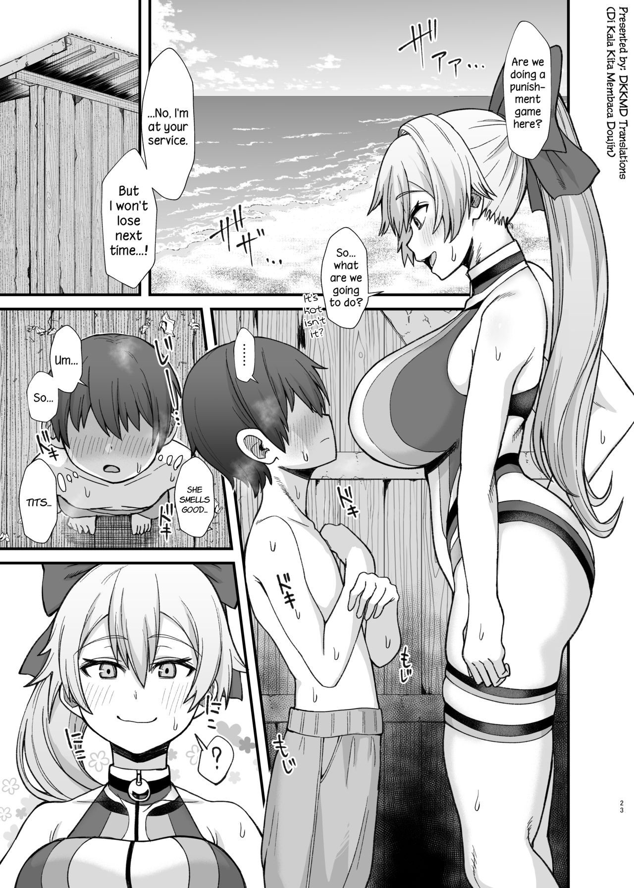 Tomoe Gozen ga Shota ni Batsu Game Sareru Hanashi | A Story of Tomoe Gozen  Being Punished by a Shota - Page 1 - 9hentai - Hentai Manga, Read Hentai,  Doujin Manga